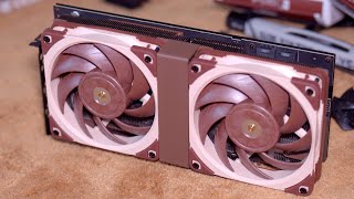 Graphics Card  Deshroud Mod EVGA FTW3 RTX 3070 3080 3090  Noctua Fans Part 1 [upl. by Nawaj101]