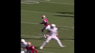 Brandon Aiyuk catches for a 20yard Gain vs Arizona Cardinals [upl. by Novaelc]