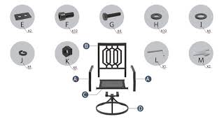 How to Assemble a Swivel Chair [upl. by Cogen]