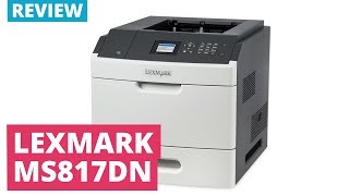 Printerland Review Lexmark MS817dn A4 Mono Laser Printer [upl. by Desiree]