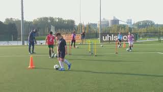 U11 FC GENAPPE SEANCE SPECIFIQUE DE GESTES TECHNIQUES AVEC LE COACH DOLZ [upl. by Elawalo313]