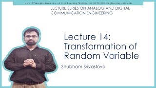 ADC Lecture 14 Transformation of the Random Variables  HindiUrdu [upl. by Anitsrik128]