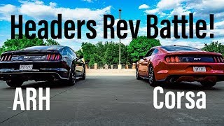 Corsa vs American Racing Catless Headers REV BATTLE [upl. by Avrit]