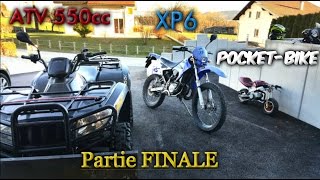 Sortie QUAD ATV 550cc POCKET Moto 50cc FINAL [upl. by Amary]