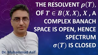 Resolvent is an Open Set for T from BX X X is a Complex Banach Space  Urdu  Hindi [upl. by Ashlan]