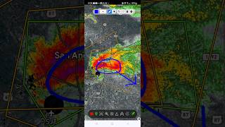 Storm with Baseball Size Hail amp 80 mph Winds hitting San Angelo Texas May 23 2024 [upl. by Alledi]