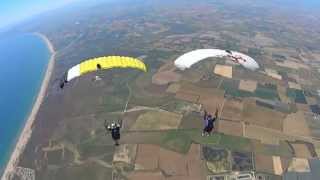 Leading Edge Canopy School Skydive Empuriabrava [upl. by Posehn]