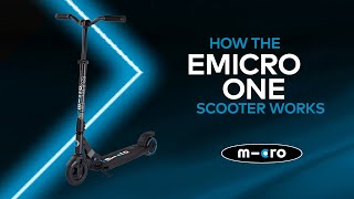 How the emicro one scooter works [upl. by Noelani280]