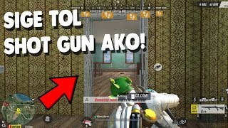 SOLO VS FIRETEAM quotSHOT GUN ONLYquot TAGALOG Rules of Survival Battle Royale [upl. by Lurie]