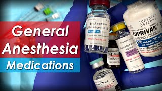 General anesthesia pharmacology  Medications for induction maintenance amp emergence [upl. by Atikram723]