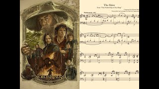 The Fellowship of the Ring  The Shire ♪Piano Sheet Music♪ [upl. by Rafaela932]