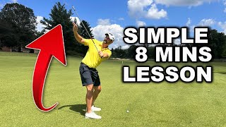 Quick and Simple Complete Golf Swing Lesson [upl. by Lyrad]