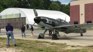 MAM German ME109 Messerschmitt BF 109 First US Flight 52016 [upl. by Nanaek]