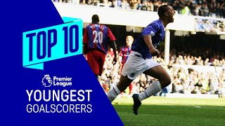 TOP 10 YOUNGEST PL GOALSCORERS [upl. by Dnama]