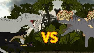 Indominus rexIndoraptor and Scorpius rex vs Cordyceps Dinosaur  AUTO RPG Anything [upl. by Urson]