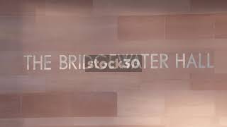 Bridgewater Hall Concert Venue Sign Manchester UK [upl. by Ahsilyt]