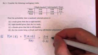 Conditional Probability  Example 1 [upl. by Edyaj556]