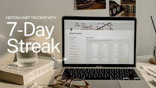 Notion Tutorial  How to Create an EFFECTIVE Habit Tracker with 7 DAY STREAK in Notion [upl. by Schiro]