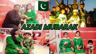 Jashan E AzadCelebration 🎉14 August CelebrationHappy Independence Dayfamily routineDelphin doll [upl. by Nenney]