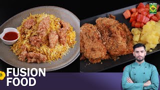 Zinger Biryani amp Herb Crusted Chicken amp Mash  Fusion Food  Chef Saad Butt  15 OCT 24  MasalaTV [upl. by Aronson]