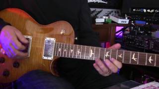 My favorite PRS l McCarty SingleCut  Rock Solo  How To Play  Tim Pierce [upl. by Sirovat705]