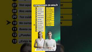 🌍 TOP 13 EXPRESIONES MÁS IMPORTANTES en INGLÉS 🚀 CURSO DE INGLÉS EXPRES GRATIS [upl. by Narine]