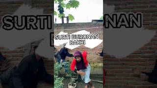 Surti melarikan diri 😱😱 ytshorts comedy ngakakocak drama lucu funny fyp ketawabareng [upl. by Em157]