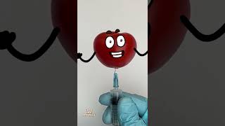 Cute Life Doodles  Tomato on a syringe 🤪 shorts doodles animations doodlesart doodle [upl. by Oibaf]