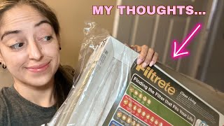 Filtrete 20x25x1 Air Filter MPR 300 MERV 5 Clean Living Basic Dust 3Month Pleated 1Inch Review [upl. by Lanuk]