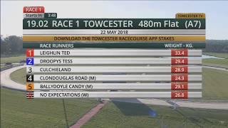 Droopys Tess Wins Towcester Race 1 on 22nd May 2018 Watch Now Official Video [upl. by Clifford]