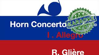 Glière Horn Concerto I mov PLAY ALONG [upl. by Julee]