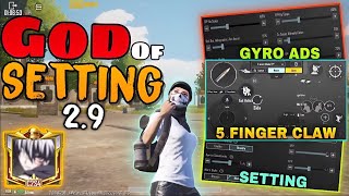 29 UPDATE ZERO RECOIL SENSITIVITY amp ADVANCED CONTROL CODE 5 FINGER FASTER PLAYER  PUBG BGMI [upl. by Ysteb248]