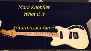 Mark Knopfler  What It Is  Instrumental [upl. by Issie162]