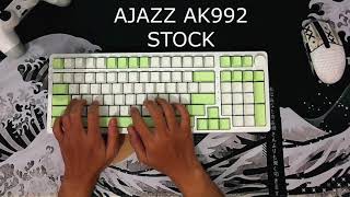 AJAZZ AK992 MODS DOES IT THOC Please use headset for sound accuracy [upl. by Parfitt]