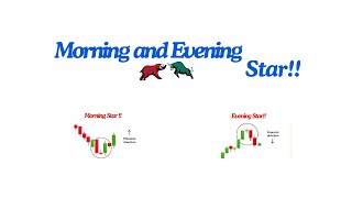 6  MorningStar  EveningStar  learnwithme  candlestickPattern  stockmarket [upl. by Adnowat]