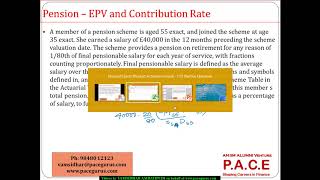 Expected Present Value and Contribution Rate Pension Multiple Retirement Types [upl. by Gawain]