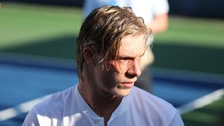 Andrey Rublev amp Denis Shapovalov practice 🎾 SERVE and return 🐼 CITI OPEN Washington DC 2022 [upl. by Lean]