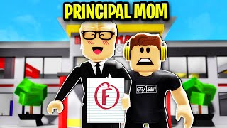 Roblox Mom Became Brookhaven Principal 😲🏫 [upl. by Hali]