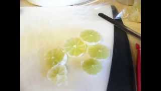 Freezing or Dehydrating Limes and Juice for Flavored Water Tea or Juices [upl. by Gnak415]