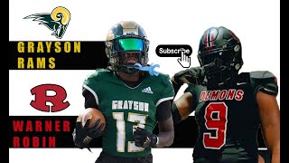 🚨🚨 Grayson Rams vs Warner Robin Demons  Kennesaw padded camp 2024  Sportz Clipz TV [upl. by Brent]