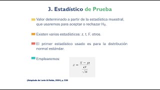 Identificar el estadístico de prueba  Paso 0305 de Prueba de Hipótesis 👍👍 [upl. by Bozovich]