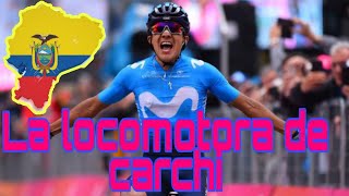 La locomotora de carchi Richard carapaz 🇪🇨 próximos videos victoria Tokio 2021abajo el link [upl. by Dorahs342]