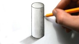 How to Draw a Cylinder [upl. by Elum]