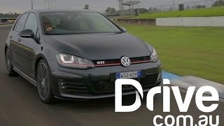 Volkswagen Golf GTi Performance 2014 Video Review  Drivecomau [upl. by Darn]