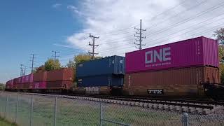 UP 5956 motors through Wilmington IL on the Joliet Sub [upl. by Merkley]