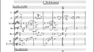 Score Richard Rodney Bennett  Little Suite 1965 for small orchestra [upl. by Yenettirb]