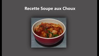 Comment préparer une Soupe au Choux SIMPLE RAPIDE  Bortsch😀 [upl. by Ailecara]