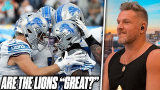 Lions Offense Has Been INSANE Are They An Elite Team  Pat McAfee Reacts [upl. by Karsten136]