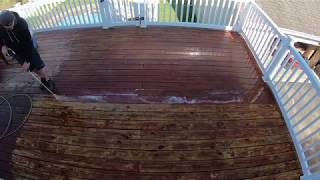 How to Strip Stain off Deck Cabot Deck Cleaning Products [upl. by Berkshire]