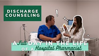 A FULL day in the life of a hospital pharmacist  DISCHARGE COUNSELING SHIFT [upl. by Huntingdon]